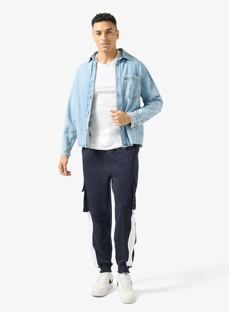 Seventy Five Panel Cargo Pocket Oversized Joggers - Image 2