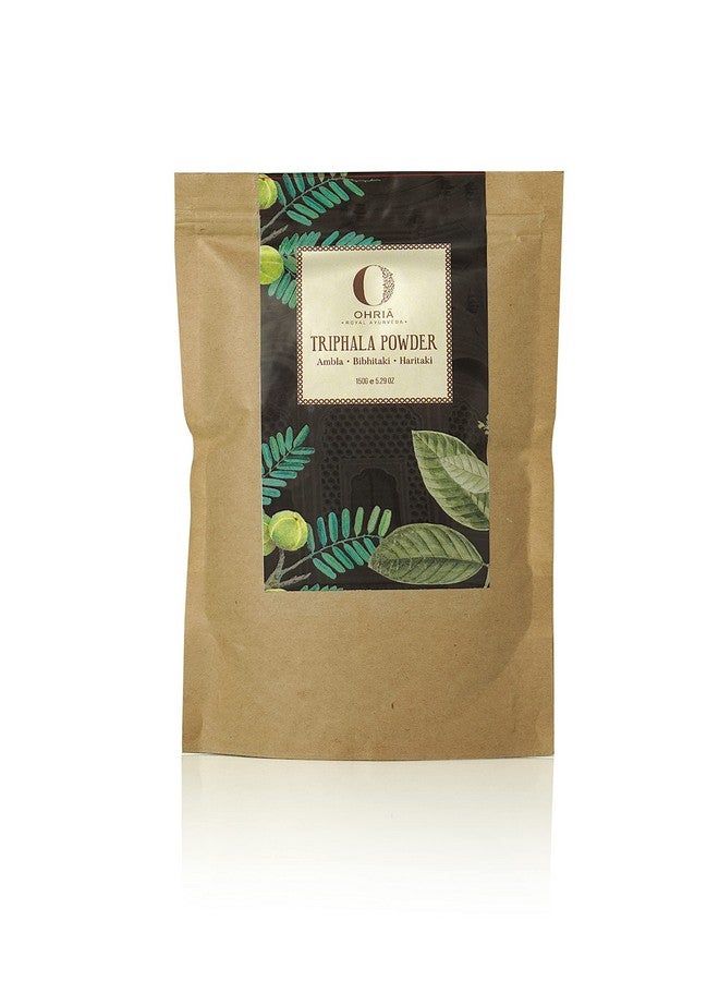 OHRIA Ayurveda Triphala Powder, Reduces Eye Strain & Stress - 100Gm - Image 1