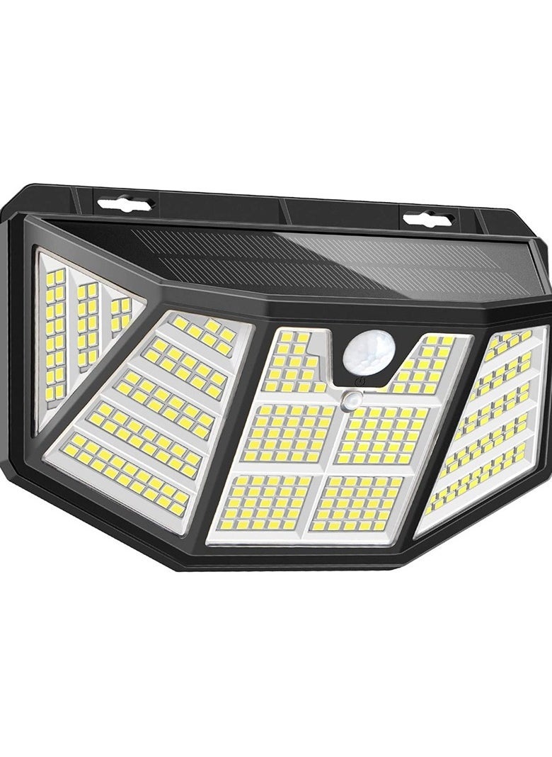 ELTRAZONE 100 LED Solar Motion Sensor Outdoor Lights – IP65 Waterproof Wall-Mounted Security Lights with Wide-Angle Illumination, Solar Powered with Auto On/Off for Garden, Yard, Patio, Garage, Driveway – Energy-Saving & Weather-Resistant  - Image 2
