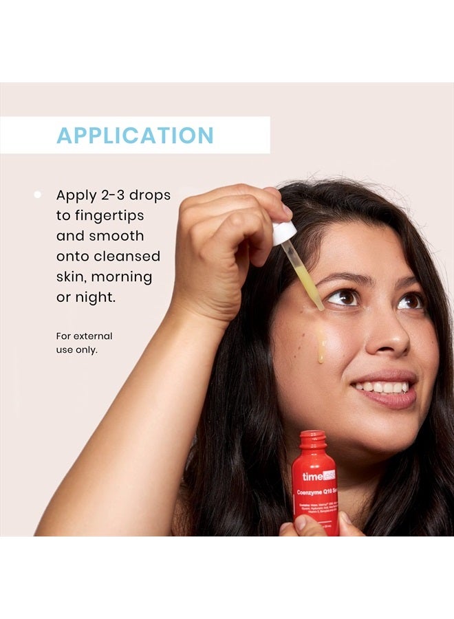 Timeless Skin Care Coenzyme Q10 Serum - 1 oz, Pack of 2 - Powerful Anti-Aging Formula with Coenzyme Q10, Matrixyl 3000 & Hyaluronic Acid - Restore & Replenish Skin, Smooth Wrinkles - All Skin Types - Image 5