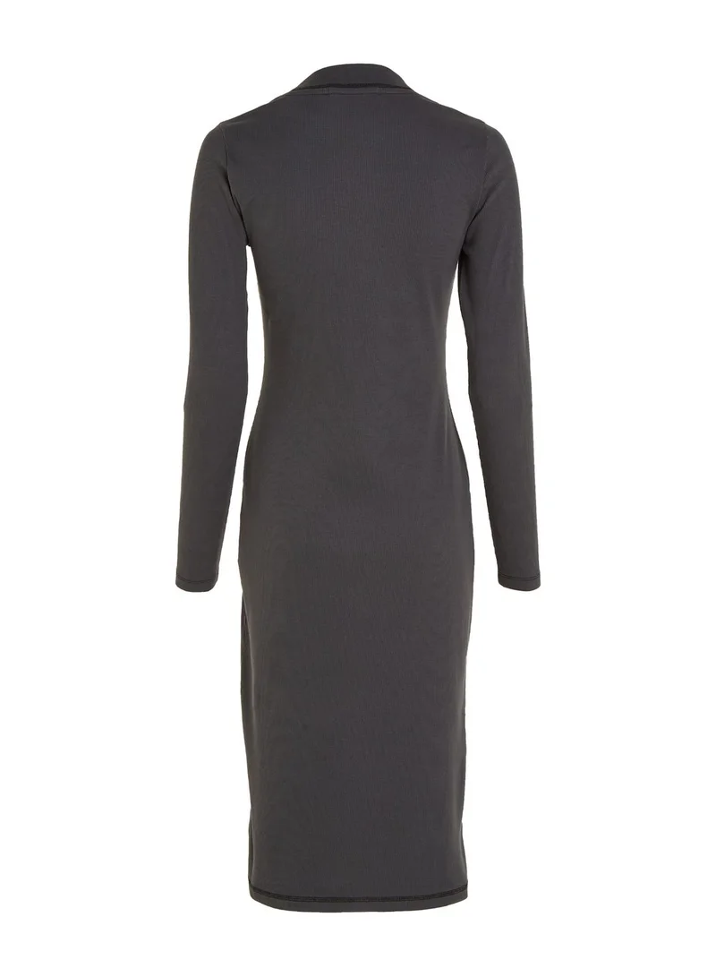 Calvin Klein Jeans Ribbed Midi Dress