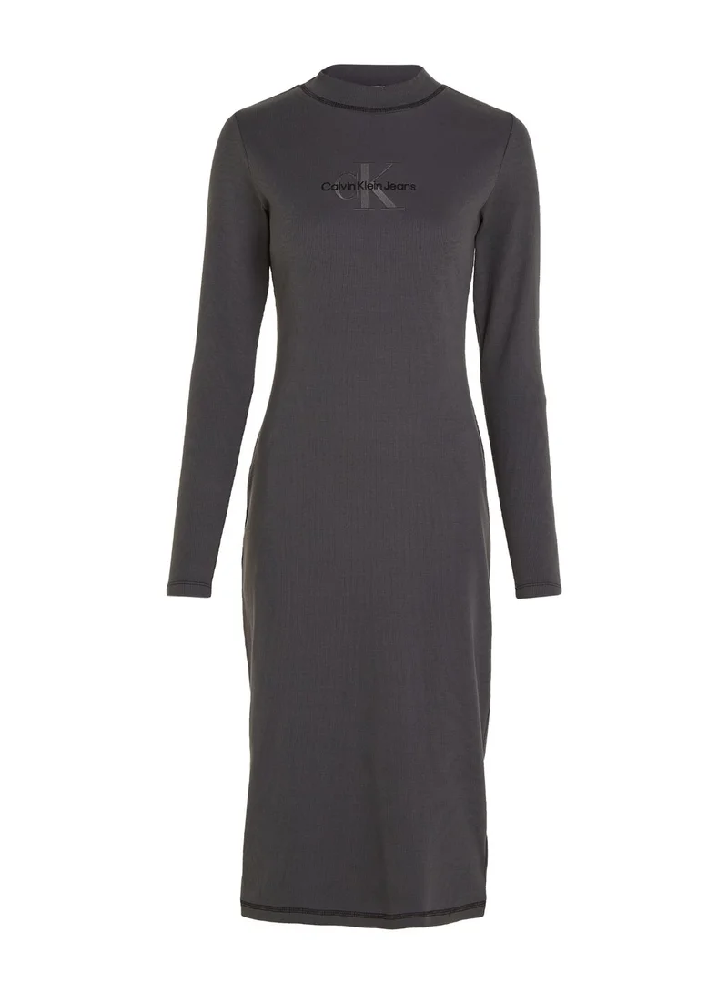 Calvin Klein Jeans Ribbed Midi Dress