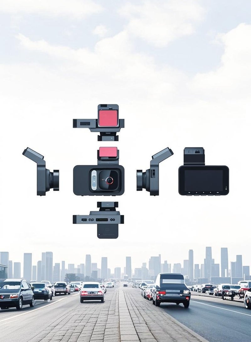 Generic Front and rear high-definition driving recorders, built-in WiFi, can be used to control and view videos anytime and anywhere, with a large64GB memory card  - Image 3