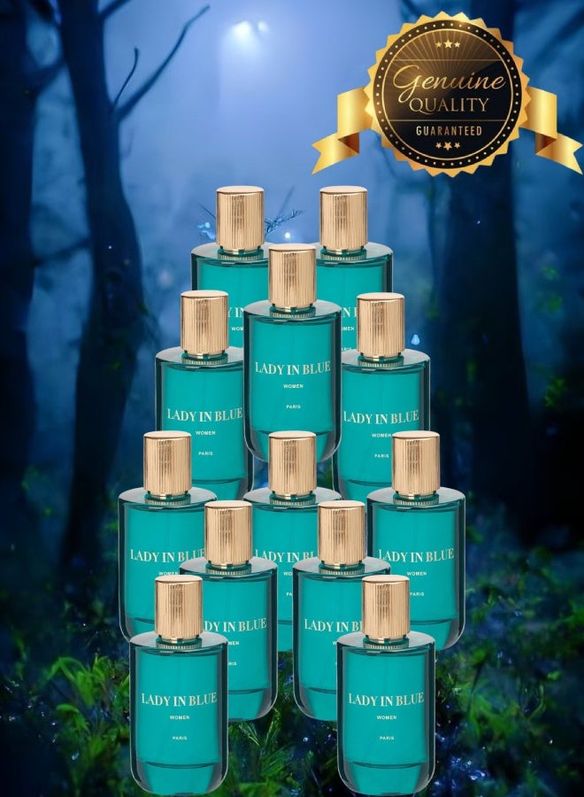 جيبارليس 12 قطع عطر ليدي إن بلو 100مل - Image 1