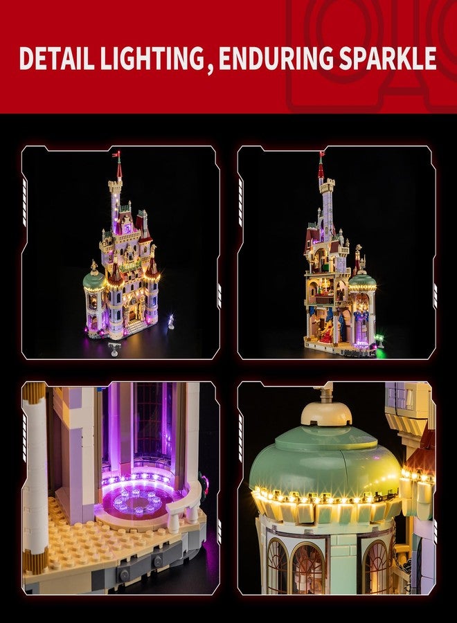BRIKSMAX 2.0 Light Kit for Lego Beauty and The Beast Castle -Innovative Led Lighting Compatible with Lego Disney 43263 - Not Included Lego Set - Image 3