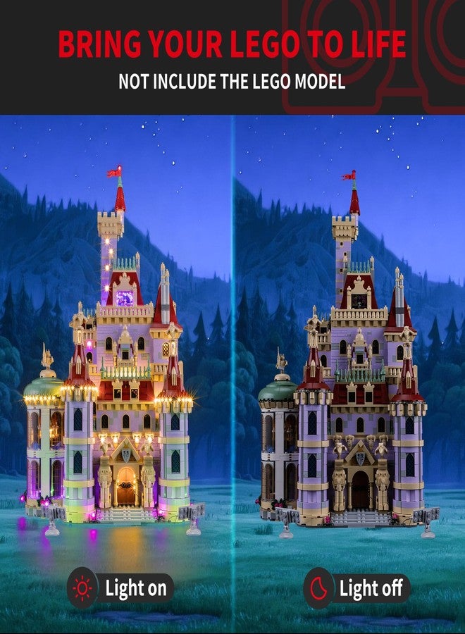BRIKSMAX 2.0 Light Kit for Lego Beauty and The Beast Castle -Innovative Led Lighting Compatible with Lego Disney 43263 - Not Included Lego Set - Image 2