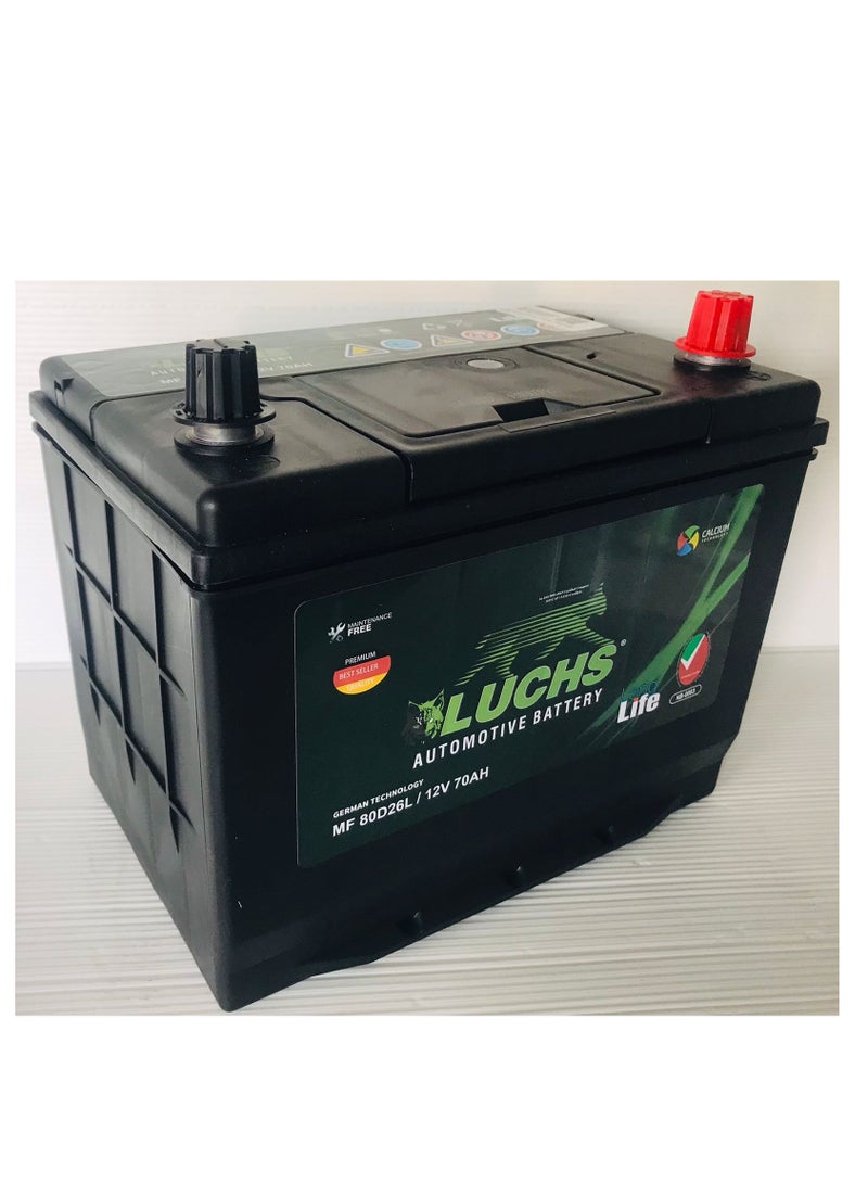 Generic Luchs Car Battery 12V 70AH 80D26L  - Image 3