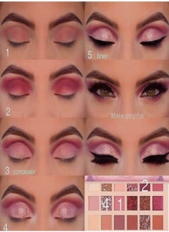 Farah22 Nude Eyeshadow Palette Multicolour  - Image 3