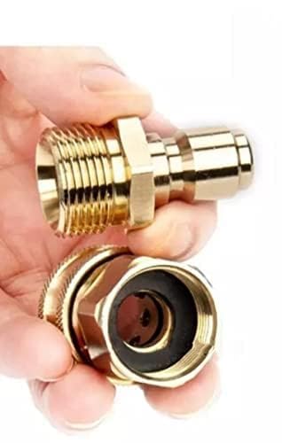 STARQ Quick Connect Adapter Fittings for Pressure Washer Hose Pipe M22 x 15 (Set of 2 Male and 2 Female) - Image 4