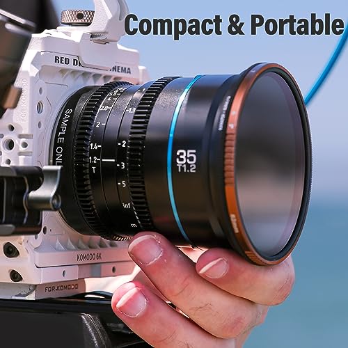SIRUI Night Walker 35mm S35 Manual Focus Cine Lens, T1.2 Large Aperture RF Mount Lens for RED Komodo, R7, R10, C70, R50 (MS35R-B, Black) - Image 5
