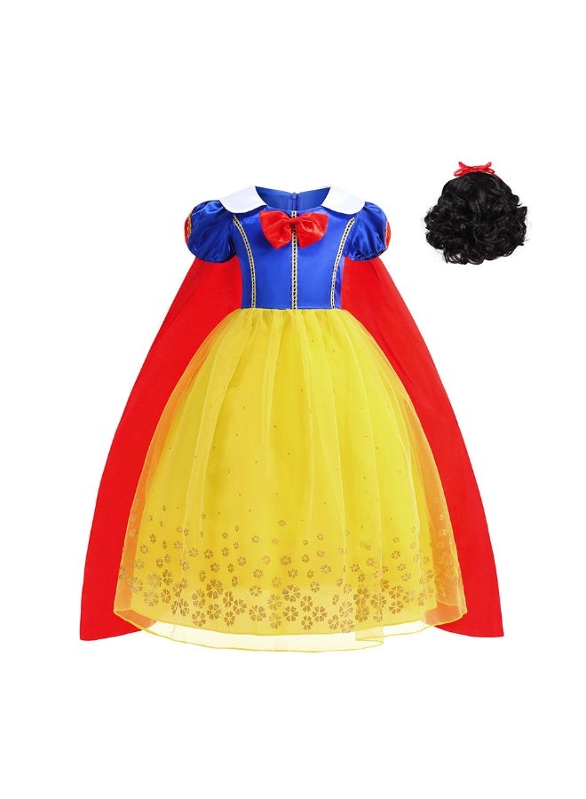 NIBEMINENT Snow White luxury heavy industry puffy dress Halloween lace children's dress - Image 1