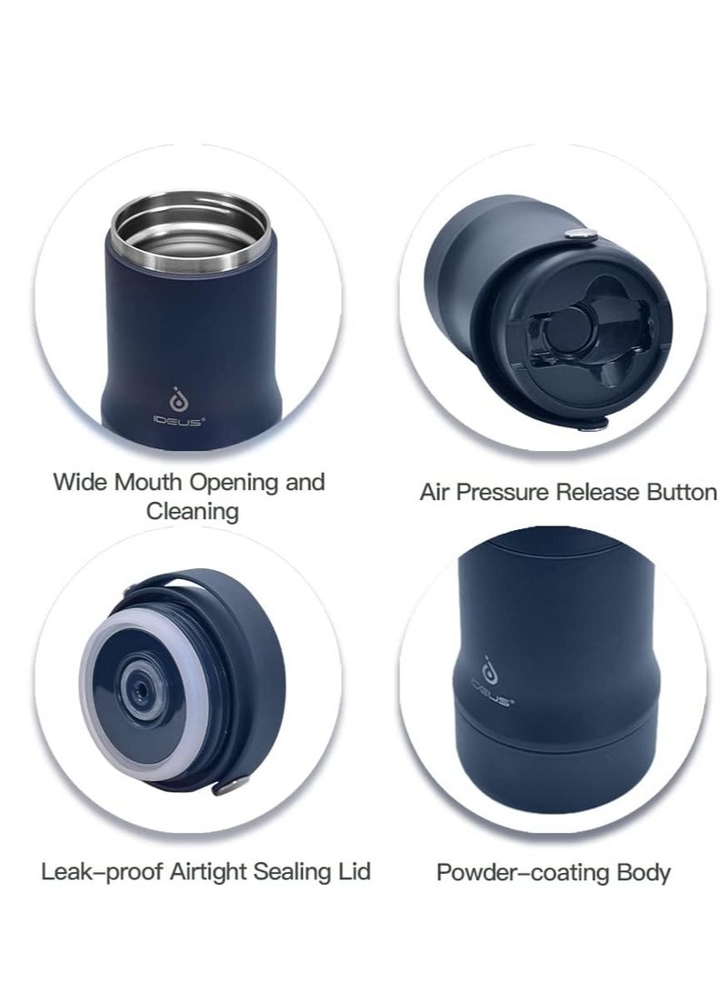 Ideus 20 oz Insulated Soup Thermo with Foldable Spolk and Bowl, All-in-one Stainless Steel Vacuum Thermal Food Jar for Lunch, Leakproof Bento Lunchbox... - Image 4