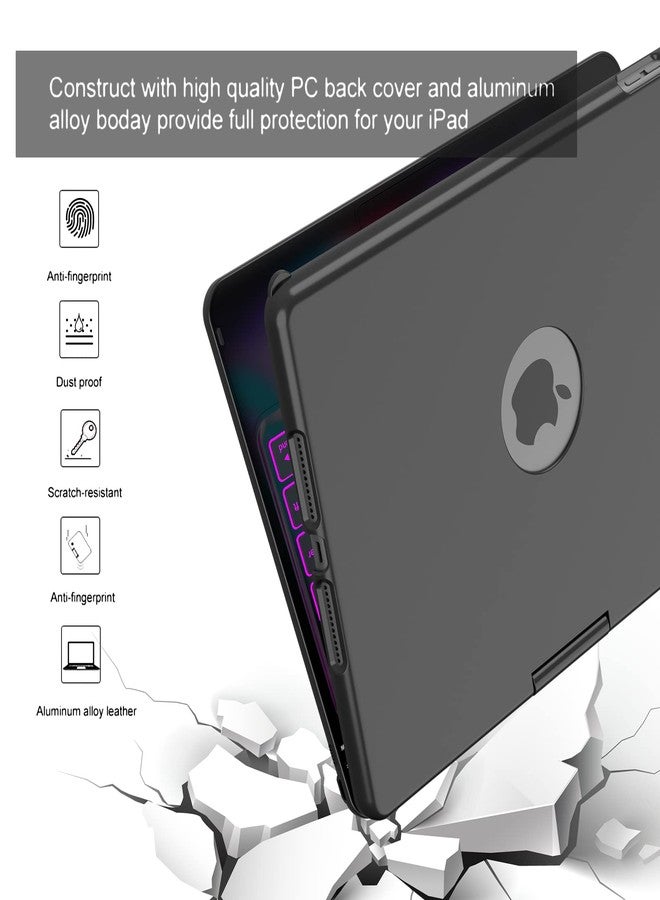HotLife iPad 9th Generation Case with Keyboard 2021, iPad 10.2 8th Generation Case with Keyboard, iPad 7th Generation Touch Case with 360° Rotating Keyboard -10 Colors Backlit New iPad Keyboard 9th/8th/7th - Image 5