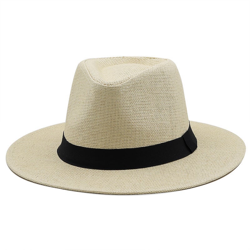 Straw Bucket Hat Women French  Wheat Straw Summer Beach Hat - Image 4