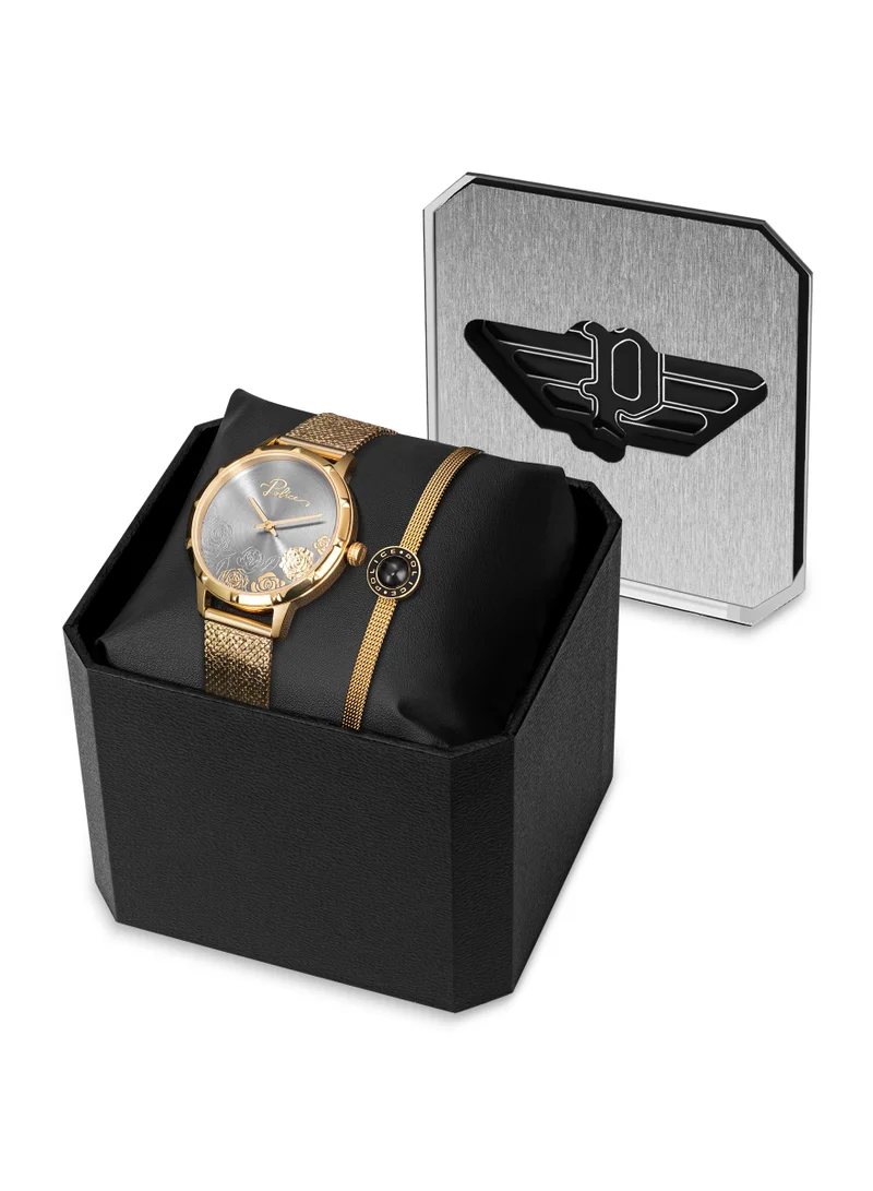 بوليس Police Watch & Bracelet Gift Set for Women