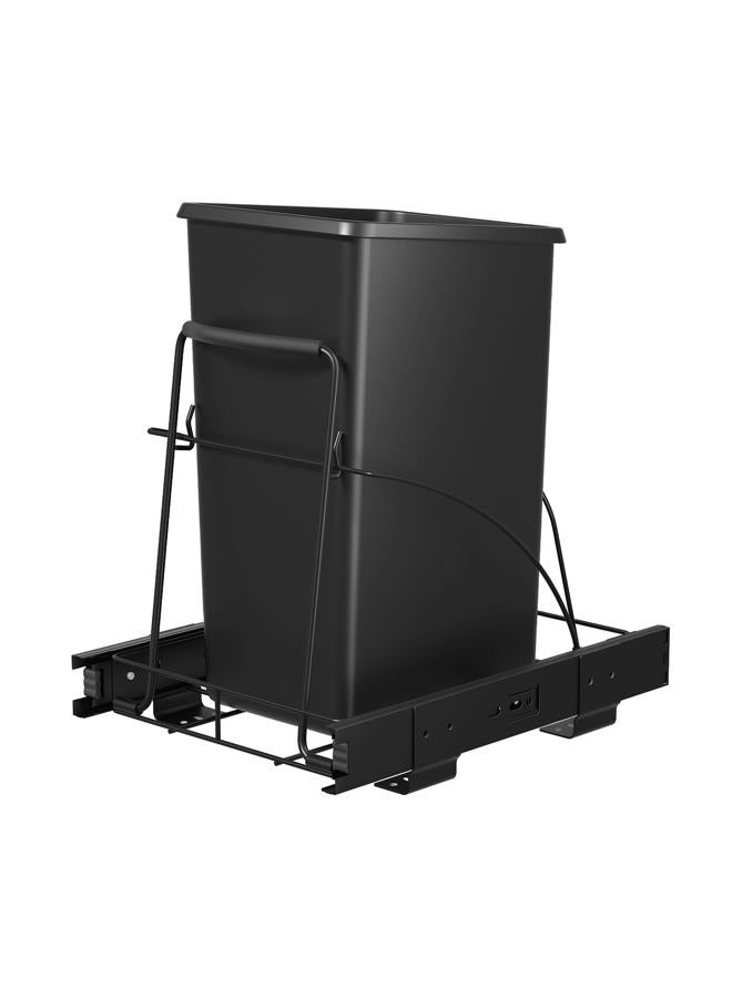 lifancy Pull Out Trash Can Under Cabinet Shelf - Under Sink Trash Can Pull Out Slider for 30–35 Quart Cans Up to 80 lb - Cabinet Trash Can Pull Out Kit - (Can Not Included) - Image 1