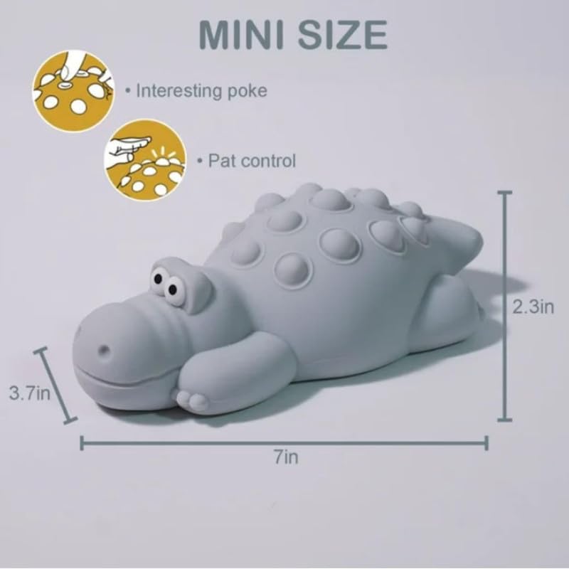 HashWOW® Silicone Crocodile Night Light for Kids – Rechargeable LED Bedside Lamp with 7 Color Changing Modes, Touch Control, Dimmable Brightness & Timer – Safe for Boys & Girls - Image 5