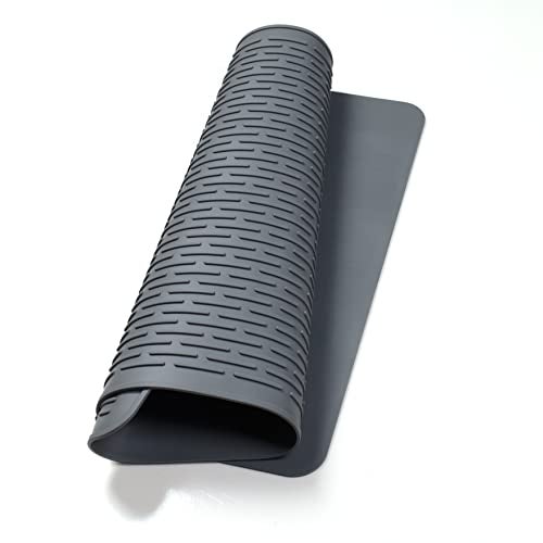 Xinpuerda Silicone Stove Top Cover and Mat for Ceramics, 27.75"x19.75" - Multipurpose, Gray - Image 4