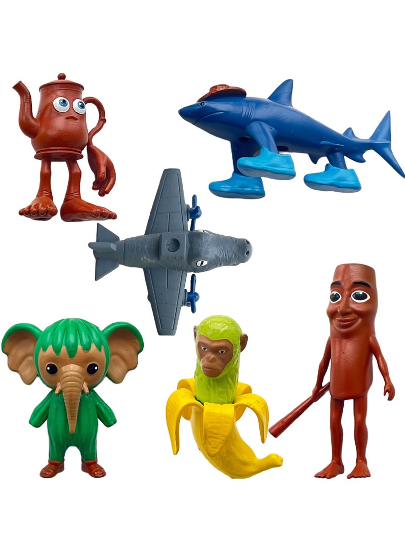 عام "مجموعة شخصيات أسطورية (6 قطع) | تماثيل تْرَالَالِيلو تْرَالَالا وتُنْغ تُنْغ تُنْغ ساحور للجمع | ألعاب زينة خيالية"