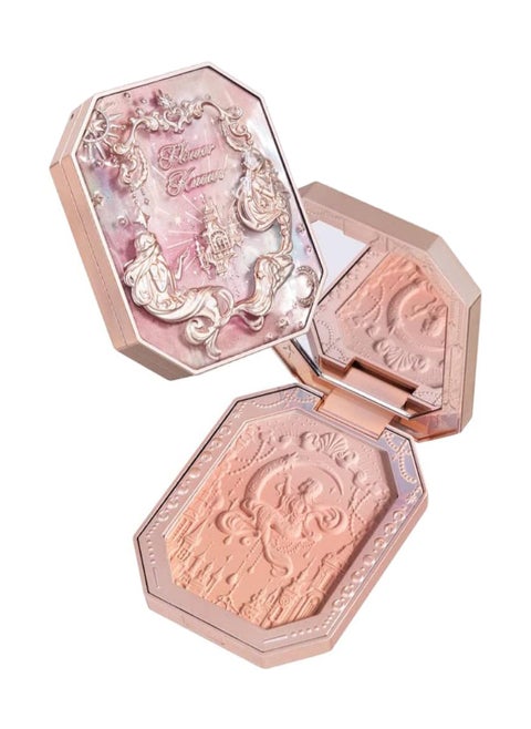 Moonlight Mermaid Series Embossed Pattern Gradient Blush Palette 5g 04 Starmoon Tale
