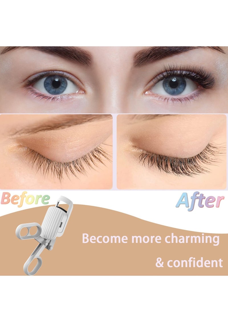 SYOSI - Heated Eyelash Curlers Electric Eyelash Curler Heated Rechargeable Eyelash Curler Travel Quick Long Lasting Heated Lash Curler Handheld Portable Lash Quick Pre Heat for Women Makeup Accessories - Image 1