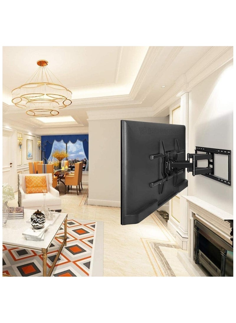 Skill Tech SH 646P Wall Mount for 37" to 70" LED LCD Flat Panel & Curved TVs Heavy Duty Articulating Arm Long Extension Wall Bracket with 40 kg Weight Capacity, Tilt Rotation Range +5 to -15  - Image 4