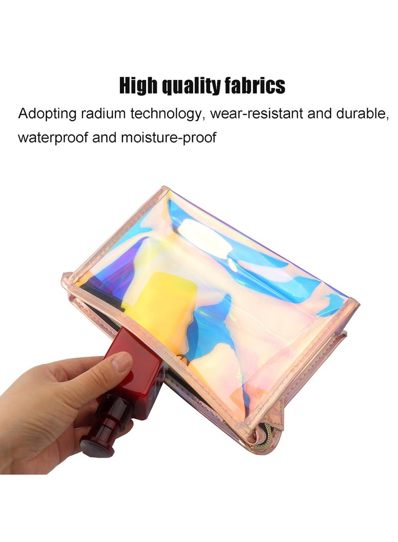 CMGTYYD Transparent Toiletry Bag Travel Essentials 2-Pack, Waterproof Makeup Shower Pouch, Clear Cosmetic Organizer for Hand Wash - Image 4