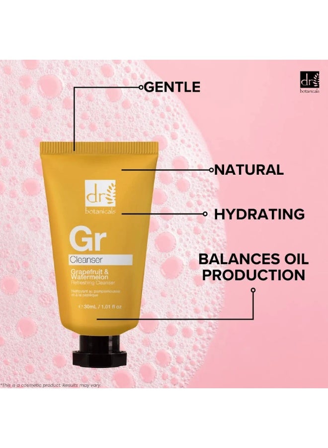 DR BOTANICALS Dr. Botanicals Apothecary Grapefruit & Watermelon Refreshing Cleanser 30ml - Image 2