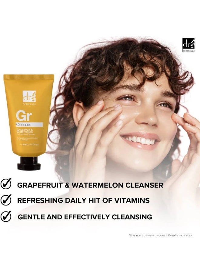 DR BOTANICALS Dr. Botanicals Apothecary Grapefruit & Watermelon Refreshing Cleanser 30ml - Image 3
