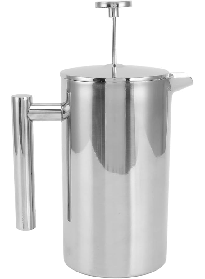 erorex French Press Coffee Maker French Coffee Press Dishwasher 304 Stainless Steel Sturdy Structure Double Wall With Filter Screen For Cafe 800Ml - Image 1