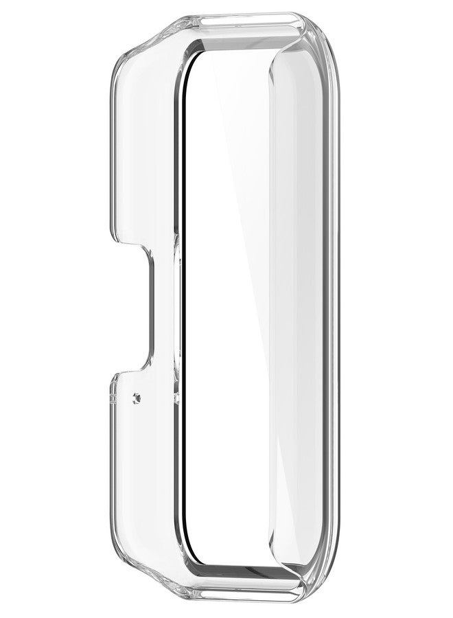 FanTEK Compatible for Samsung Galaxy Fit 3 Watch Case for Women Men, Scratch Resistant Shock Absorbing Case, Clear - Image 3