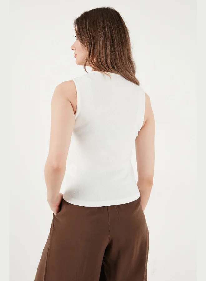 Lela  Lela Fittili Regular Fit V-Neck Buttoned Vest Women's VEST 5866559 for Women | Best Price UAE