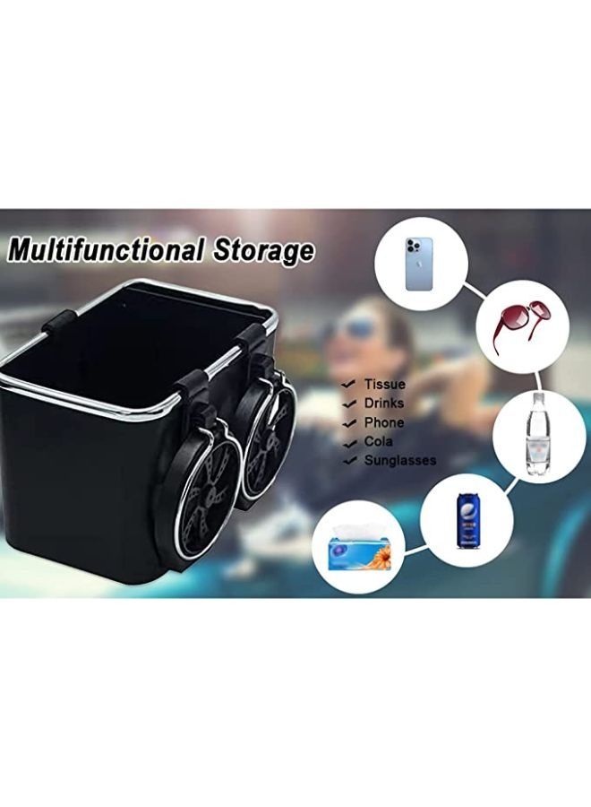 Vehicle-Mounted Tissue Coffee Cup Drink Holder Box Multifunctional Car Organizer for Cup and Bottles - Image 5