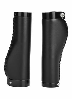 Leather Lock-on Bike Handlebar Grips Non-Slip Design for Comfortable Cycling