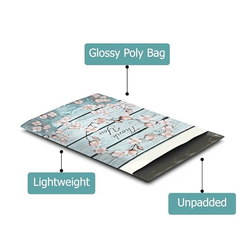 Pro Supply Global 10x13 (100) Cotton Summer Designer Poly Mailers Waterproof Self Sealing Tear Resistant Polymailers Shipping Envelopes Premium Printed Bags For Small Businesses - Image 3