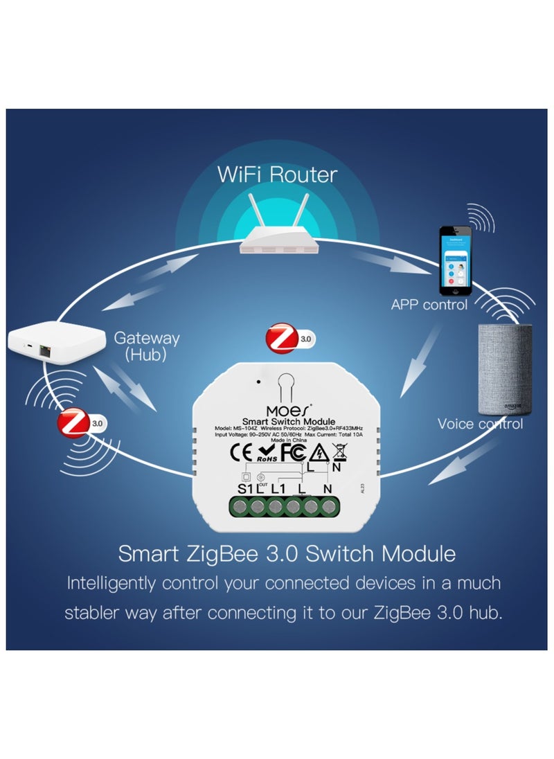 MOES Smart switch module zigbee 1 gang - pzsku/Z5A8D708D944427D93713Z/45/_/1720516051/49c7a093-9d05-4c27-b546-eee573a5309e