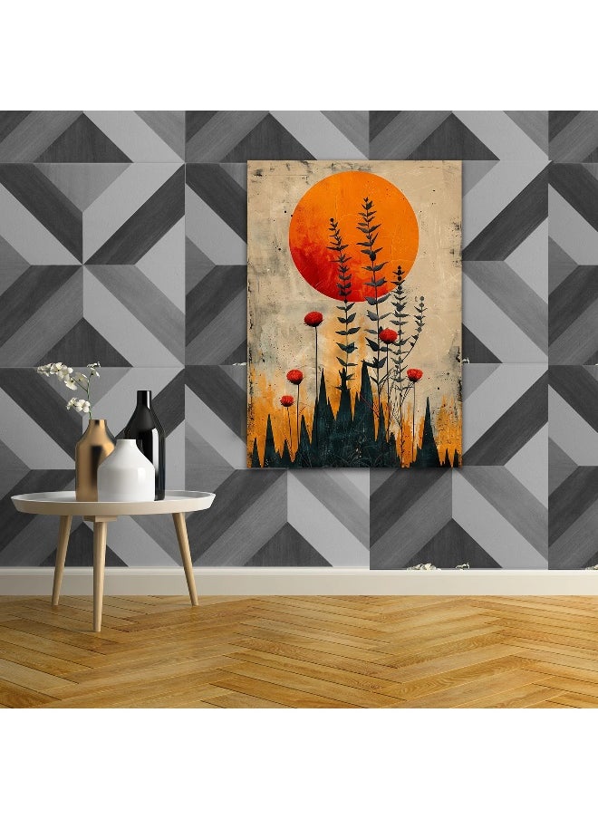 Walliv Morning Bloom Canvas Artwork For Home Decor 75x113 cm.  - Image 1