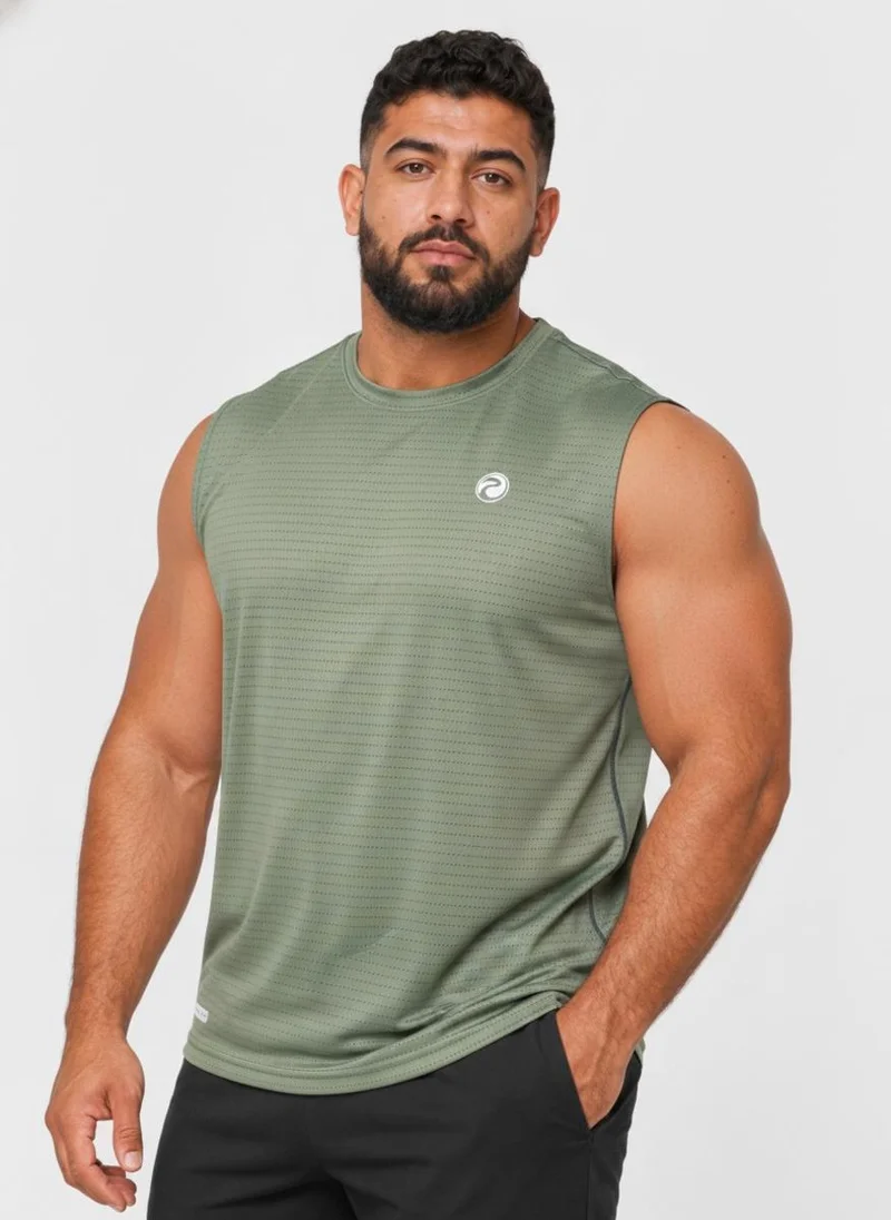 Prima Ace Airflow Tank Plus Size Premium Dark Olive