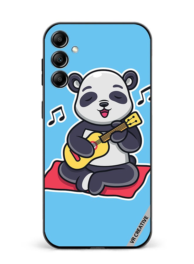 VR CREATIVE Protective Case Cover For Samsung Galaxy A14 5G/A14 Panda Playing Music Design Multicolour - Image 1