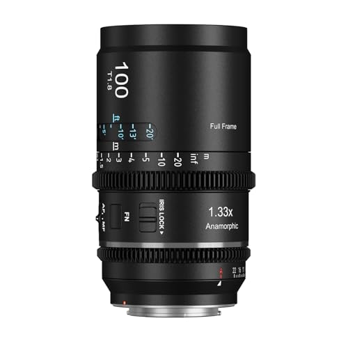 SIRUI Astra 100mm 133X Full Frame Auto Focus Anamorphic Cine Lens for E Mount Cameras FX Series A7R Series A9 Series Neutral Flare - Image 1