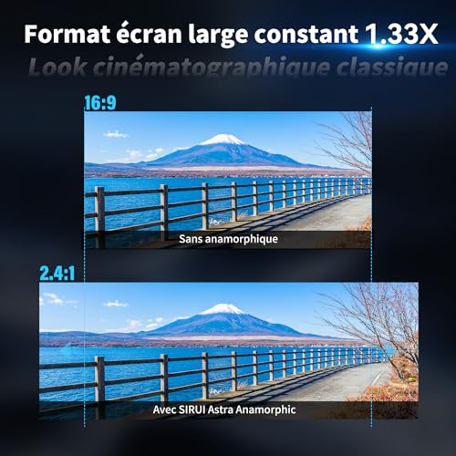 SIRUI Astra 100mm 133X Full Frame Auto Focus Anamorphic Cine Lens for E Mount Cameras FX Series A7R Series A9 Series Neutral Flare - Image 3