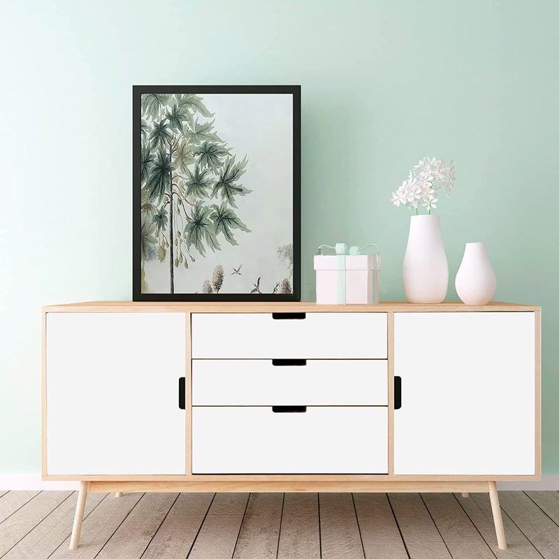 Practicalws White Contact Paper 15.7'' X 787.4'' White Peel And Stick Wallpaper, Removable Self-Adhesive Thicken Wall Paper For Bedroom Walls, Desks, Tables, Countertops - Image 4