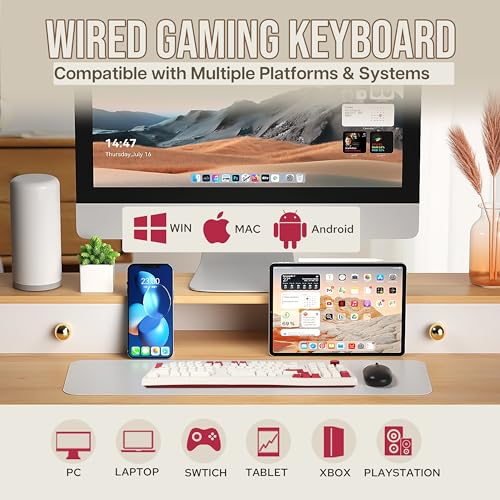 MechLands Feker Alice98 Ergonomic 98 Keys Custom Mechanical Keyboard, VIA Programmable, USB-C Wired Gaming Keyboard, Hot Swappable, 5 Layer Paddings, Control Knob, NKRO, RGB for Win/Mac (Beige) - Image 3