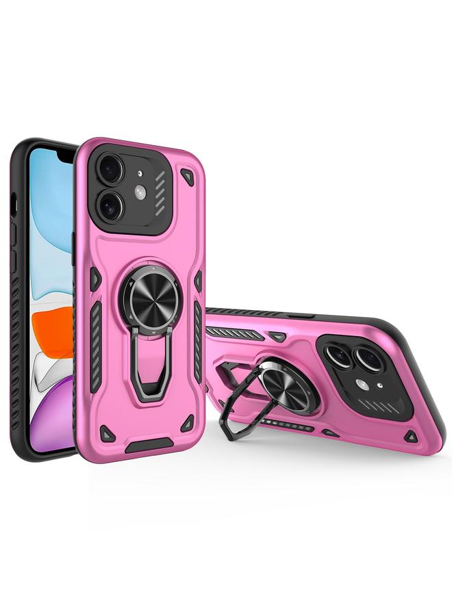 S-TOP Case For iPhone 11 Metal Rotating Bracket TPU + PC Magnetic Phone Case - Image 1