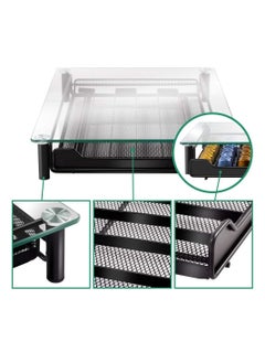 HomarKet Coffee Pod Holder Drawer Storage Coffee Capsules Kitchen Organizer Compatible with 60 Capsules Black Color  - Image 5