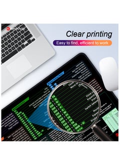 excovip Excel Shortcuts Mousepad, Upgraded Version, Extended Office Mouse Mat, Stitched Edges, Non-Slip Base Keyboard Mats, XL Mouse Pads for Desk, 900x300mm 0271  - Image 3