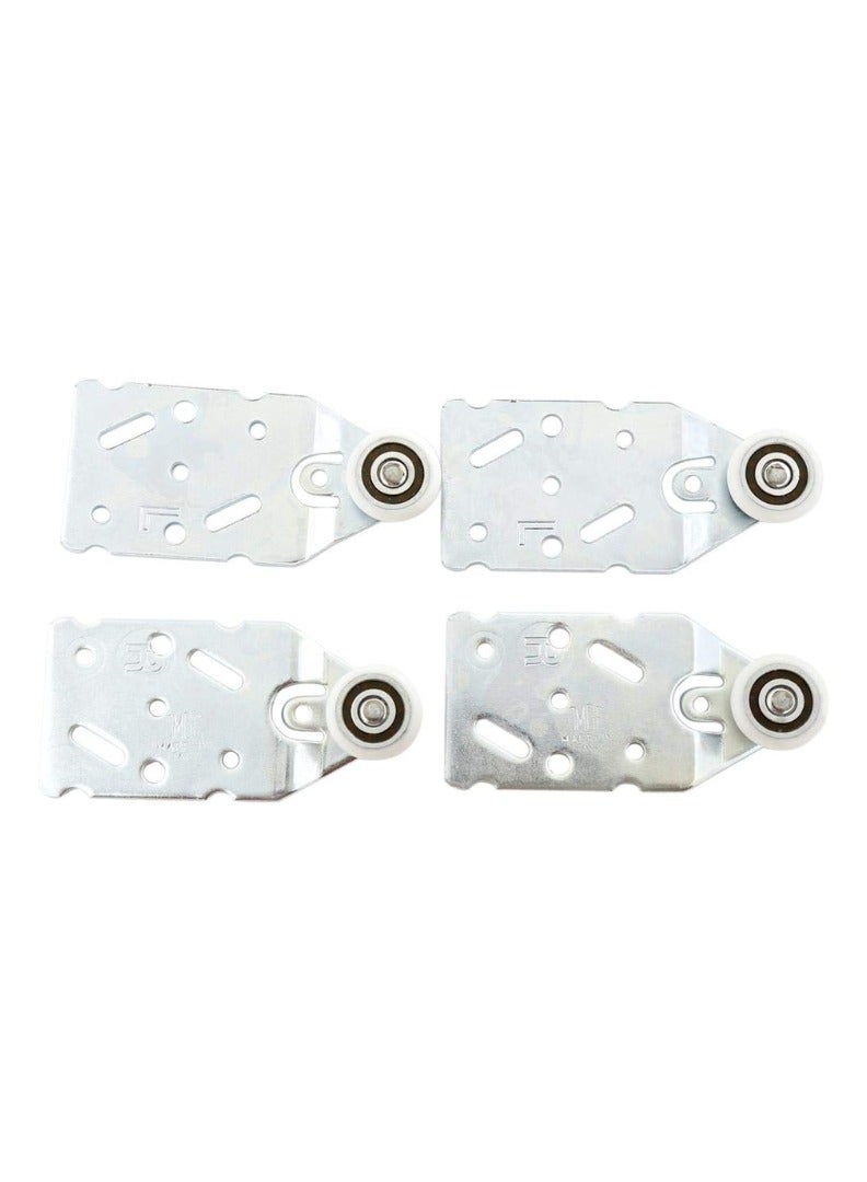 KNP Sliding Door Fitting Set (Silver) Is A High-Quality, Durable Hardware Kit Designed For Smooth And Efficient Sliding Door Operation.  - Image 2