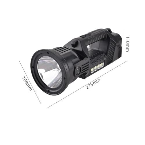 Glaceon Rechargeable Spotlight Flashlight, High Lumens Handheld Spotlight,LED Searchlight 6 Light Modes Foldable Tripod for During Hurricane,Emergency,Outages,Hunting, Hiking, Camping (GC-09) - Image 3