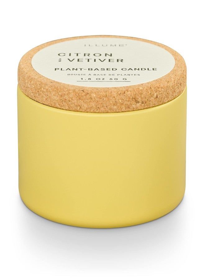 ILLUME Verde Collection Tin Candle with Cork Lid, Citron & Vetiver - Image 1