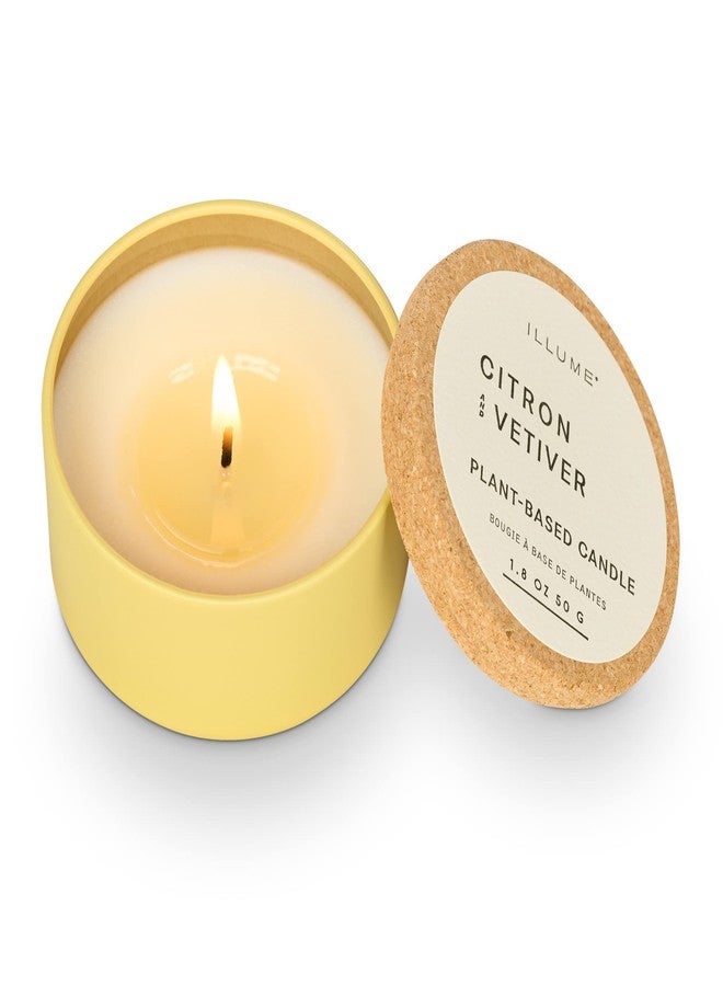 ILLUME Verde Collection Tin Candle with Cork Lid, Citron & Vetiver - Image 4
